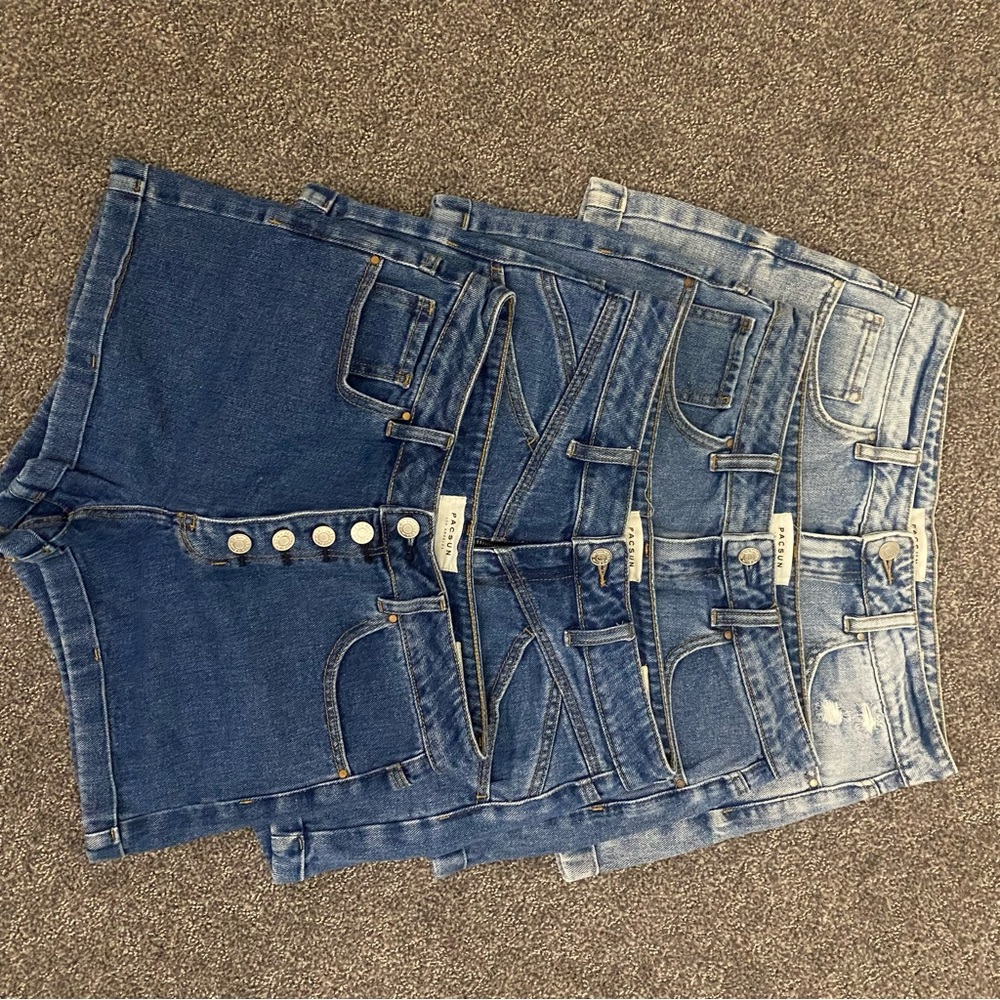 PacSun Blue Jean Shorts Collection